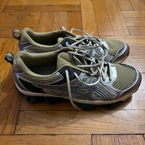 Asics Tan and Black Sneakers